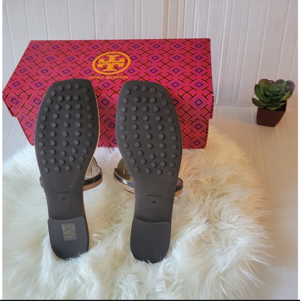 *SOLD*                                Tory Burch Cream Bombe Miller Thong Sandal - Picture 3 of 4